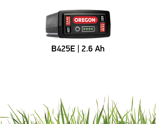 Vida útil com a bateria B425E 2,6 Ah no aparador de grama ST275
