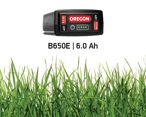 Vida útil com a bateria B650E 6,0 Ah no aparador de grama ST275