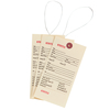 Service Tags, Perforated, 500 Count