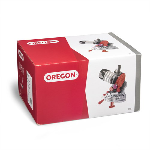 Oregon Professional Compact 120-Volt Bench Grinder, Universal Saw Chain Sharpener, for All Chainsaw Chains (410-120)