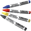 Oregon Multi Surface Marking Crayon – Yellow, Professional 6 Sided Chalk Markers, Writes on Wood, Metal, Stone, Concrete, Tiles, Ceramic, Plastic, Glass & More (Pack of 12) (295363)