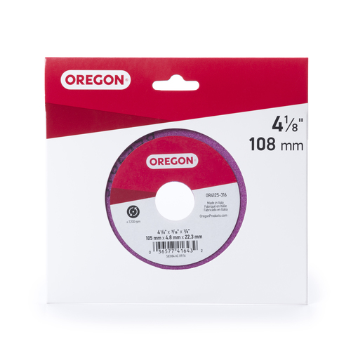 Oregon® Vitrified Grinding Wheel for sharpening Chainsaw Chain, for 3/8 in., 0.404 in. and 0.325 in. Pitch Chain OR4125-316A